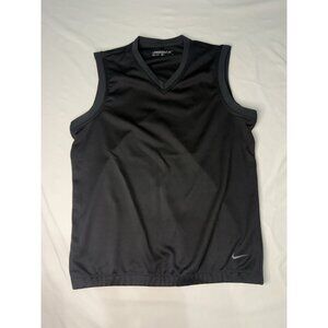 Men’s NIKE GOLF Dri Fit Vest Black Grey Small